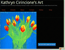 Tablet Screenshot of kathryncirincione.com